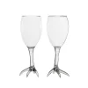Set of Two Gajna Bird Wine Glasses