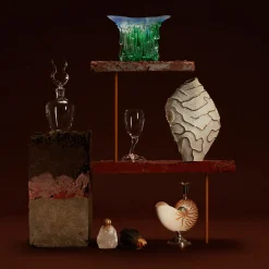 Set of Two Gajna Bird Wine Glasses