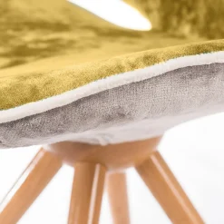 Set of Two Pansè Chairs in Yellow