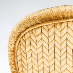 Set of Two Sophia Wood and Fabric Chairs