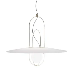 Setareh White Pendant Lamp by Francesco Librizzi