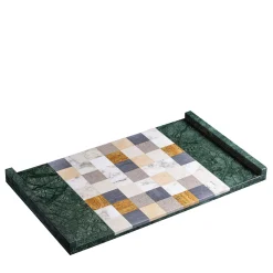 Sette Per Sette Multicolor Marble Rectangle Centerpiece