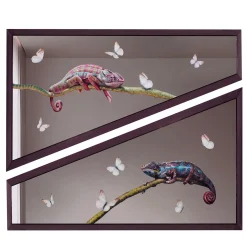 Sfumature Sussurranti Oil Painting on Wall Mirror By Giuseppe Caiafa