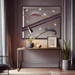 Sfumature Sussurranti Oil Painting on Wall Mirror By Giuseppe Caiafa