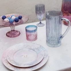 Shaded Blossom Set of 2 Charger Plates