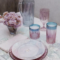 Shaded Blossom Set of 2 Dinner Plates