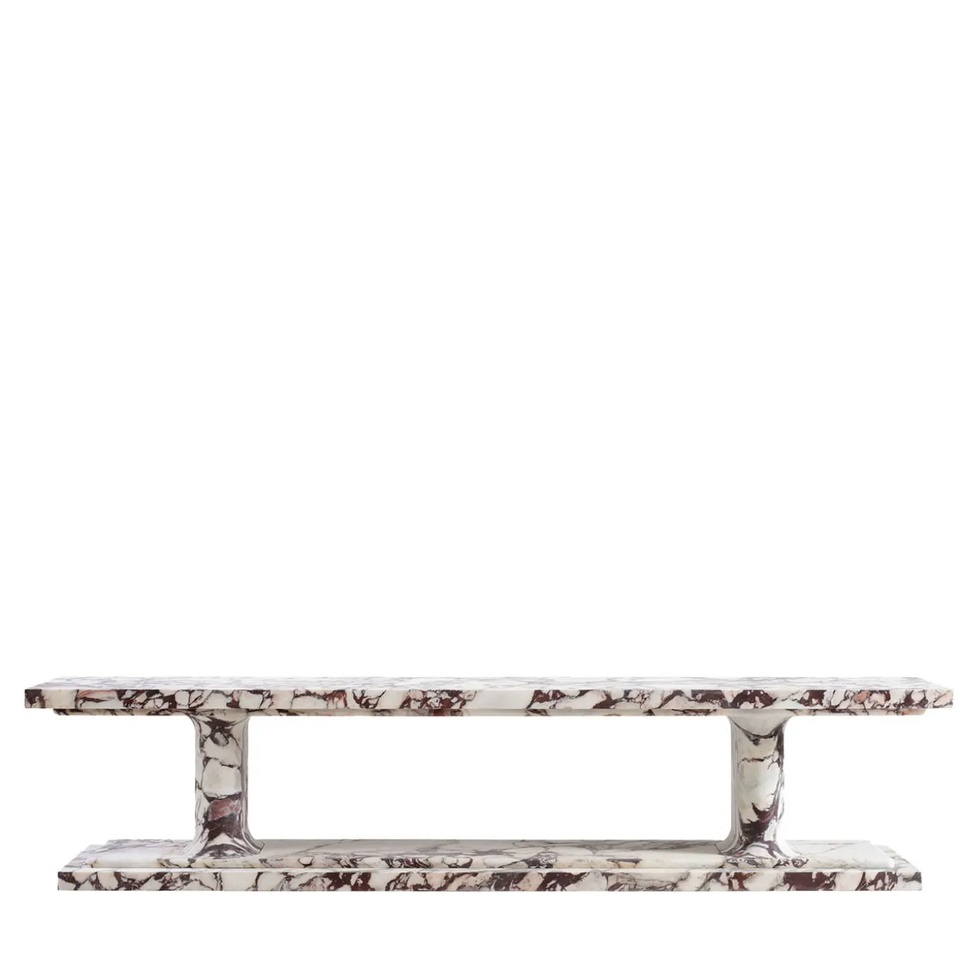 Shadow Calacatta Viola Marble Bench