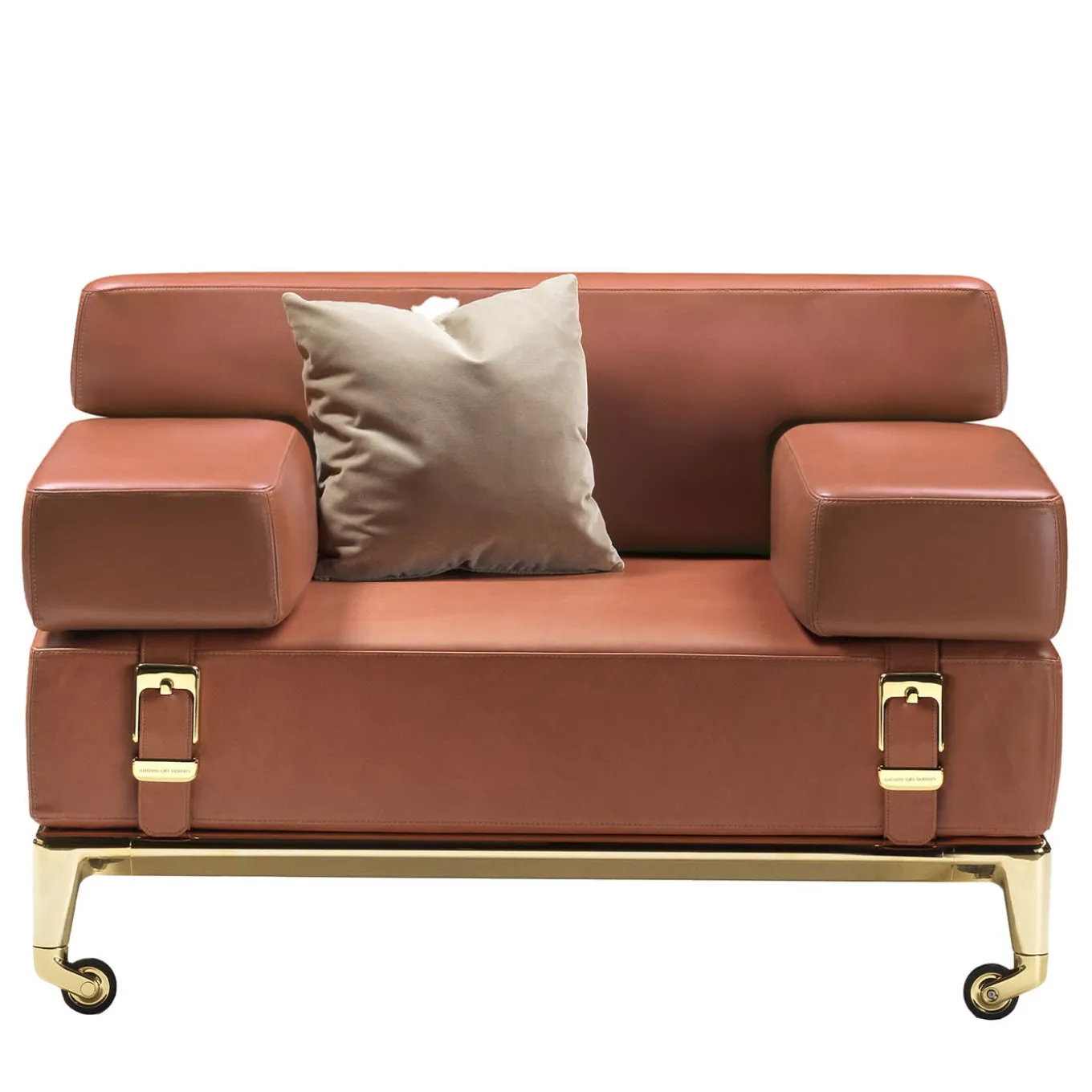 Shake Orange Armchair by Stefano Giovannoni