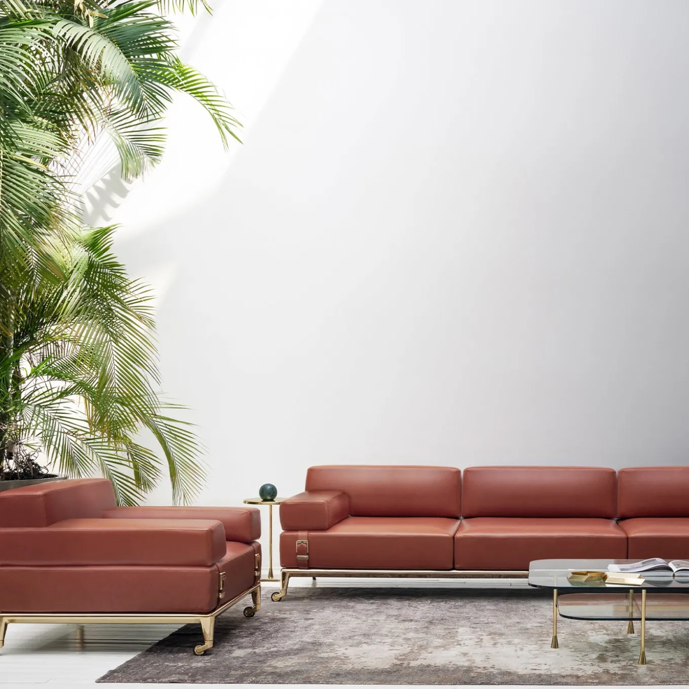 Shake Orange Armchair by Stefano Giovannoni