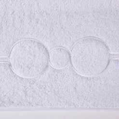 Shangri-La White Bath Rug