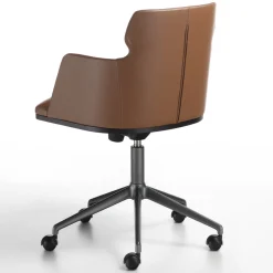 Shape Leather Swivel Chair