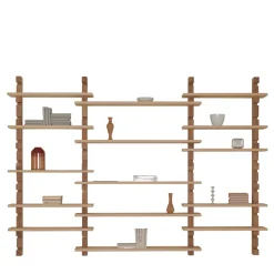 Shark 15-Shelf Bookcase by Giuseppe Viganò