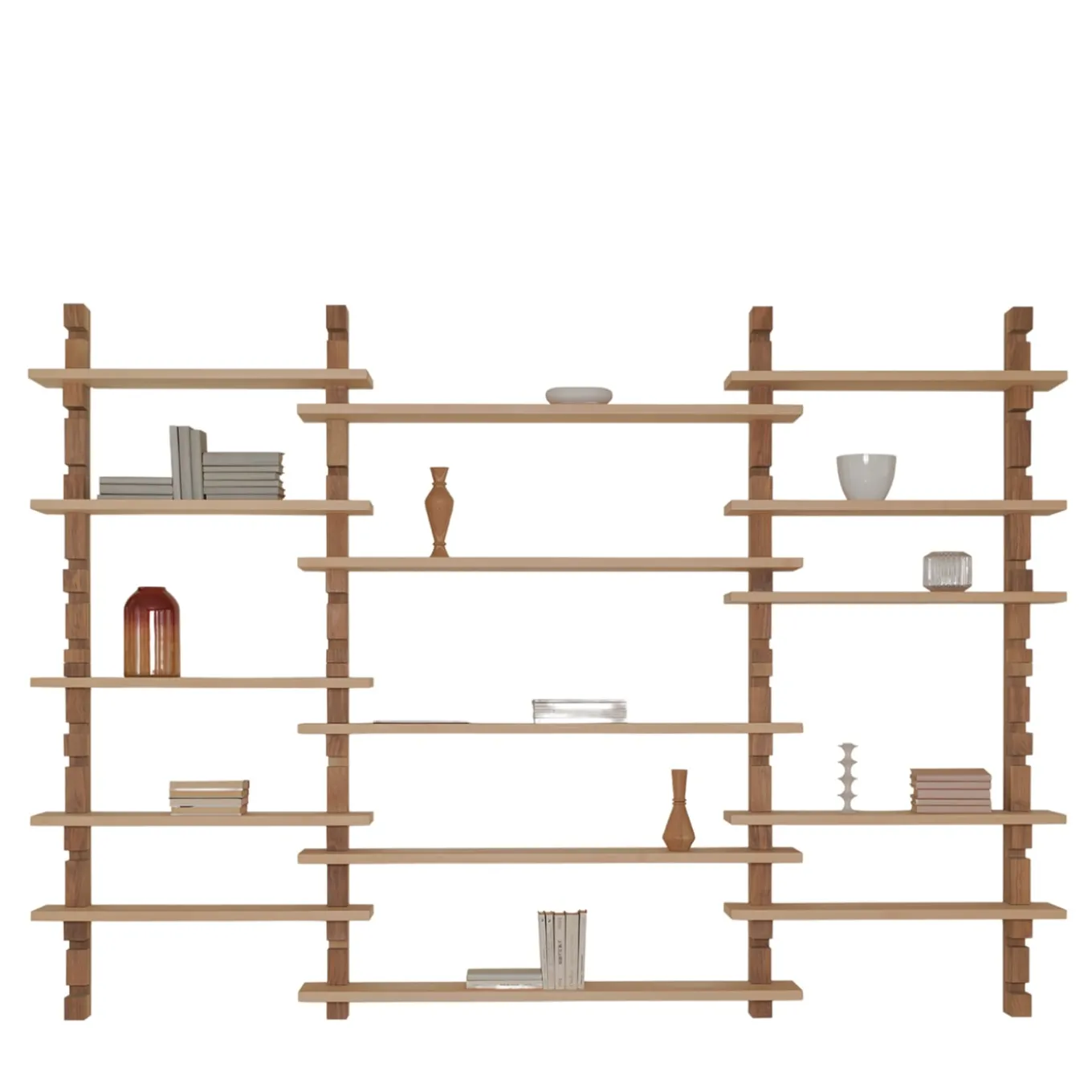 Shark 15-Shelf Bookcase by Giuseppe Viganò