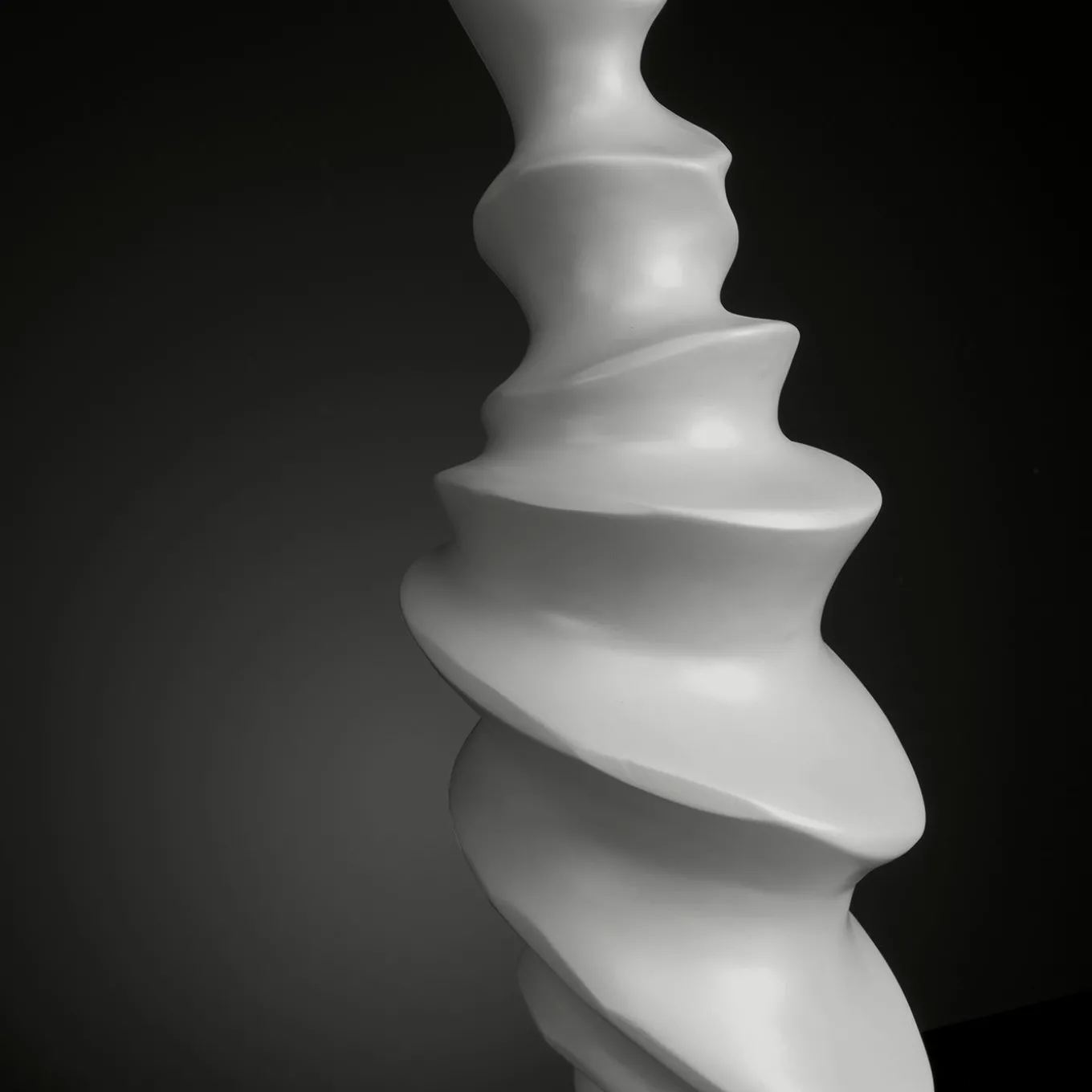 Sharp Pei Small Gray Decorative Vase