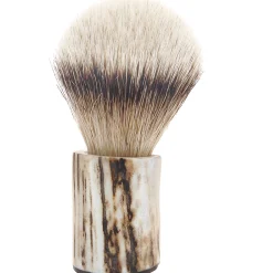 Shaving Brush in Deer Horn
