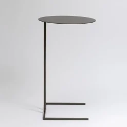 Shedir Round Medici Brown Iron Side Table
