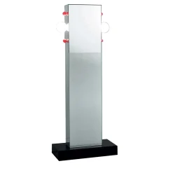 Shibam 2 Totem Mirror by Ettore Sottsass