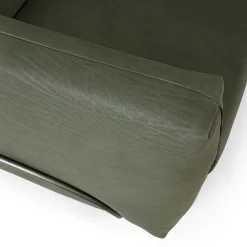 SHIFU Green Leather Modular Sofa