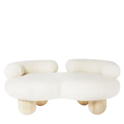 Siamese White Sculptural Sofa