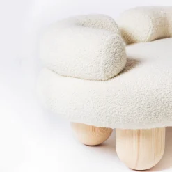 Siamese White Sculptural Sofa