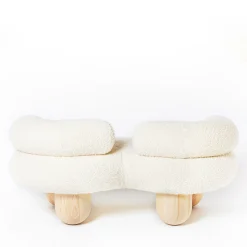 Siamese White Sculptural Sofa