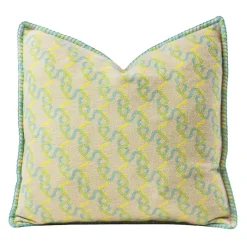 Signature Wool and Cashmere Pillow in Mint