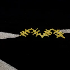 Silhouette in Ebony and White Rug by Keith Pillow from Daaa Haus