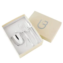 Silver Baby Tableware Set N.2