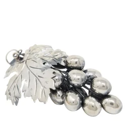 Silver Bunch of Grapes Decoration