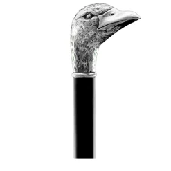 Silver Duck Walking Stick
