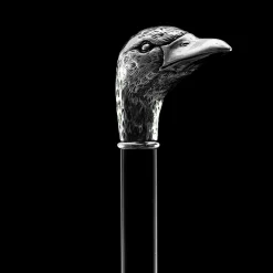 Silver Duck Walking Stick