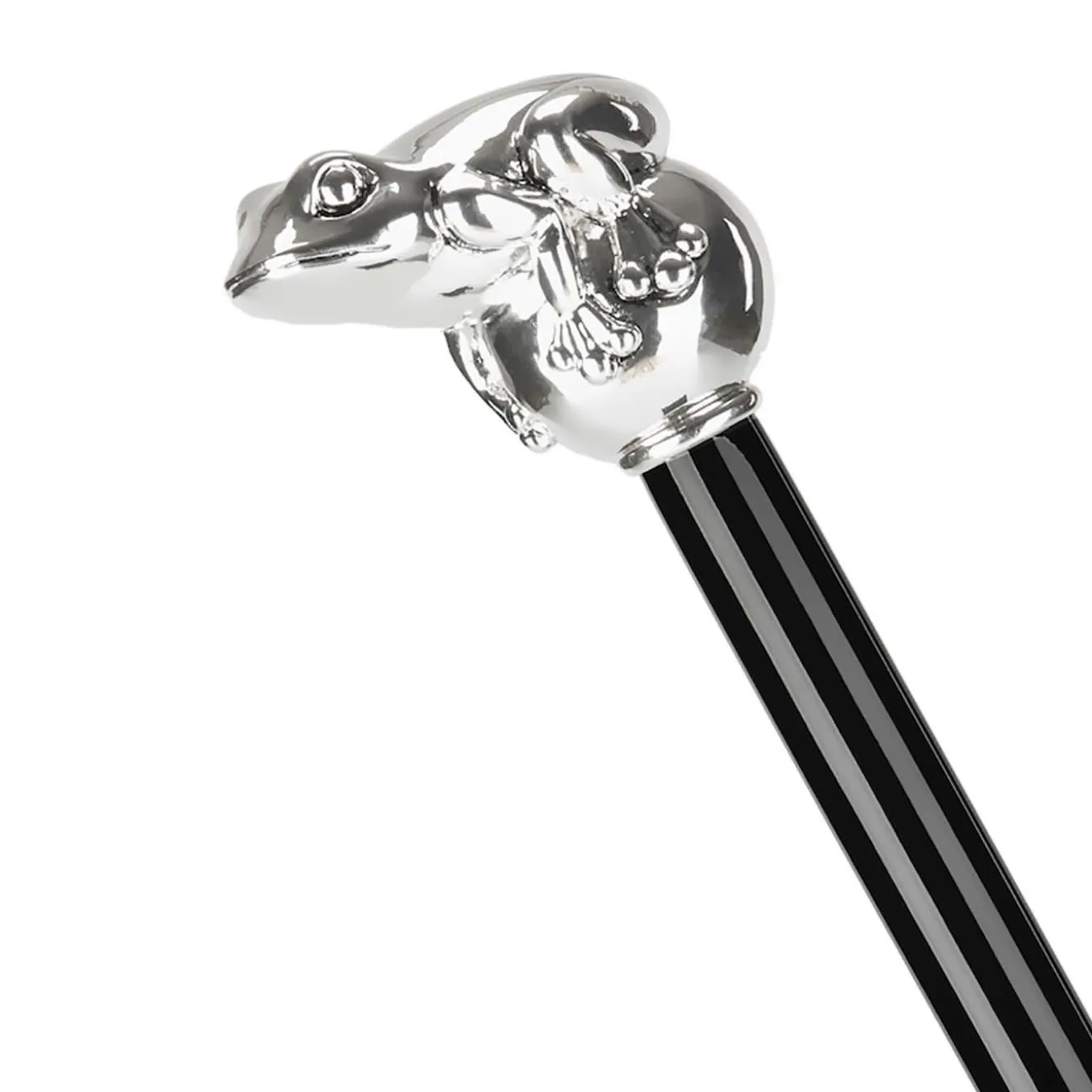 Silver Frog Cane