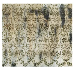 Silver Leaf Wallpaper