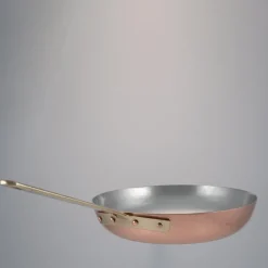 Silver Lined Bulging Copper Pan