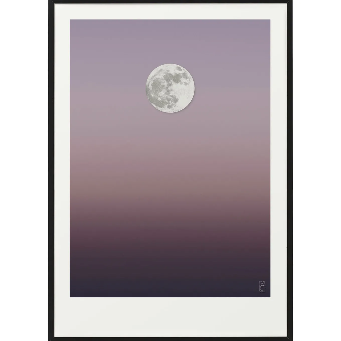 Silver Moon 01 Print