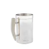 Silver Mug with Deer Antler Handle