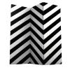 Simbolo Zig-Zagged Stripes Black-and-White Room Divider
