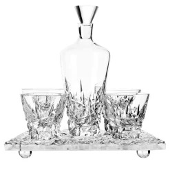 Sinfonia 4/8 Tray Set of 4 Glasses and Bottle