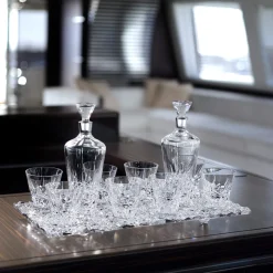 Sinfonia 8/8 Tray Set of 8 Glasses and 2 Bottles