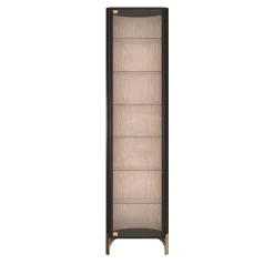 Single Door Glass Cabinet with LED Lighting