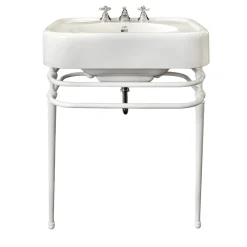 Single Memphis White Console