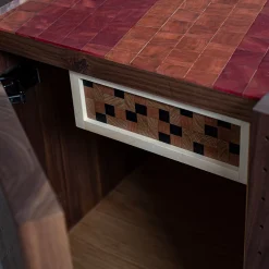 Sinolo Canaletto Walnut Wood Cabinet