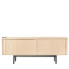 Sipario 2-Doors Low Natural Ash Sideboard