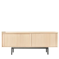 Sipario 2-Doors Low Natural Ash Sideboard