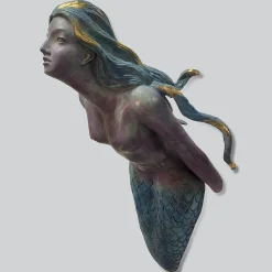 Sirena Polychrome Wall Sculpture