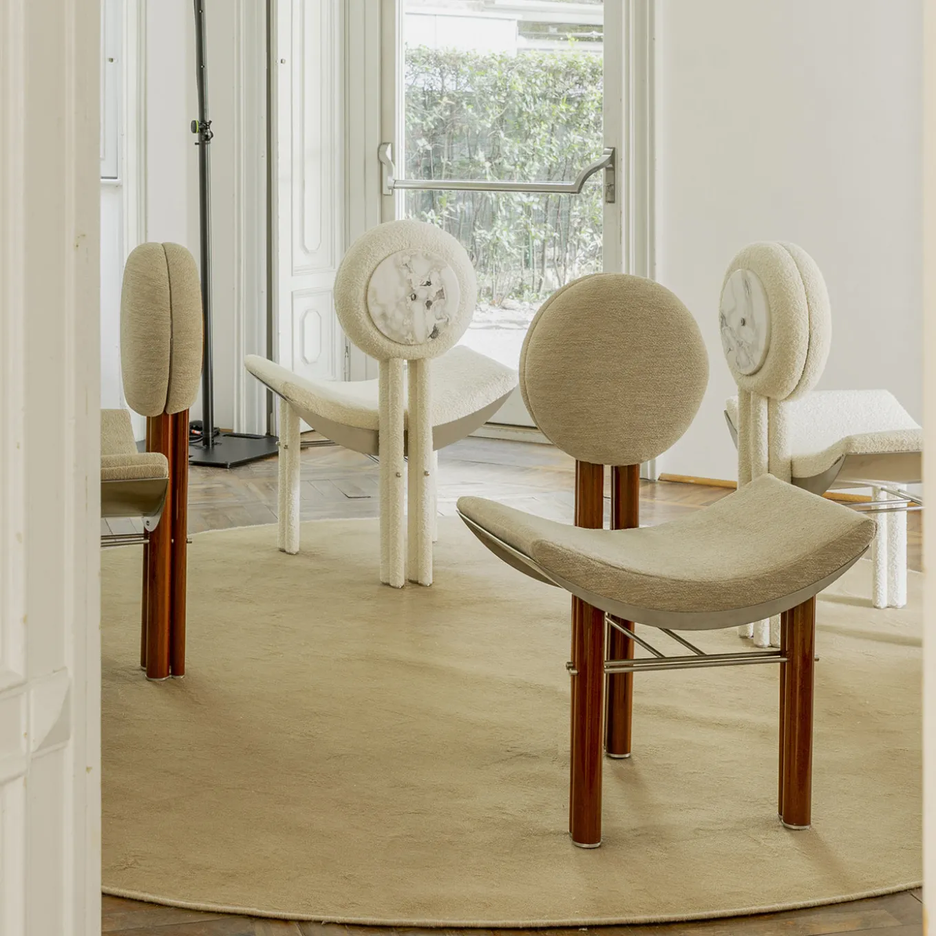 Sister Moon White Dining Chair