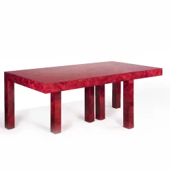 Six-Legged Touch Table Red by Fabrizio Contaldo
