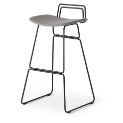 Sketch Bar Stool with Backrest
