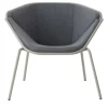 Skin Lounge Gray Chair By Giacomo Cattani