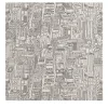 Skyscrapers Pattern New York City Buildings Hand Drawn Wallpaper